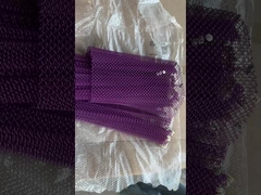 Retalhos decorativos de malha metálica para cortinas de alumínio