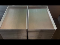 Desidratador de metal personalizado bandeja de cozimento perfurada de aço inoxidável durável para cozimento de alimentos