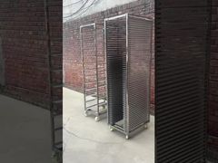 Carrinho de padeiro para restaurante 6 12 15 32 camadas, em aço inoxidável, para assadeiras