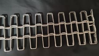 Malha de aço inoxidável da Grande Muralha em ferradura de metal 316 para alimentos contínuos resistentes ao calor personalizados ss304 plana