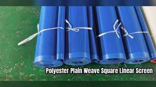 Correia transportadora de malha de poliéster tecido simples para fabricação de papel