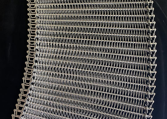 Fio Mesh Conveyor Belt Heat Resistant do congelador de 304 túneis
