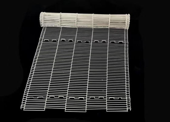 316 fio Mesh Conveyor Belt Chocolate Enrobe que usa o cabo flexível liso