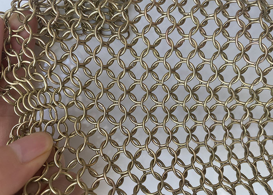 A sarja decorativa da largura de Mesh Woven 0.5m-2.5m do fio da filtragem circular tece