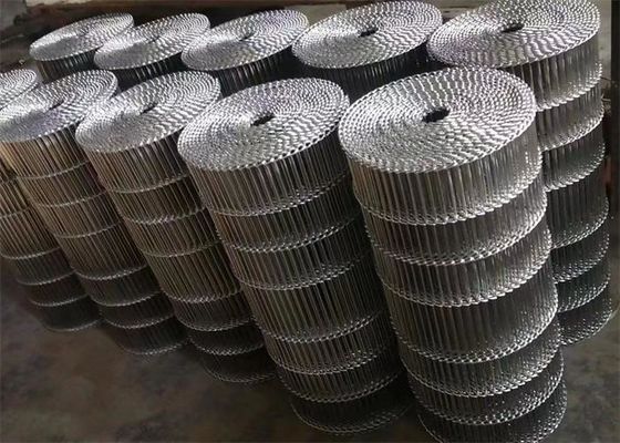 Correia lisa de Flex Ladder Wire Mesh Conveyor para a transformação de produtos alimentares