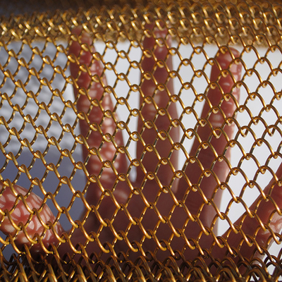 Metal decorativo de anodização de prata Mesh Wire Diameter 0.02mm-6.0mm para a segurança