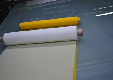 Bom preço. Malha da impressão da tela do poliéster do certificado de FDA com branco e amarelo on-line