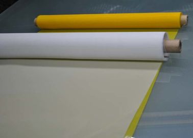 Bom preço. Malha de alta elasticidade da impressão do poliéster do amarelo 110T com certificação de FDA para imprimir on-line