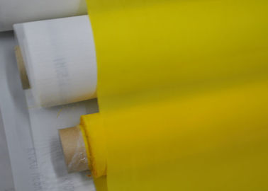 Bom preço. Linha feita sob encomenda branca/do amarelo tela da impressão do poliéster da tela 55 nenhum tratamento de superfície on-line