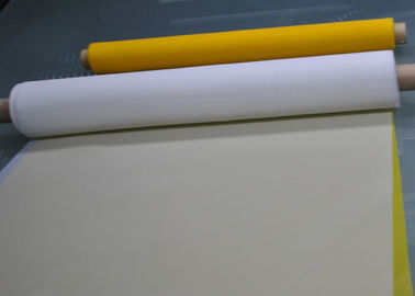 Bom preço. rolo da malha da tela 165T-31 de seda para PWB/impressão de vidro, cor branca/amarelo on-line