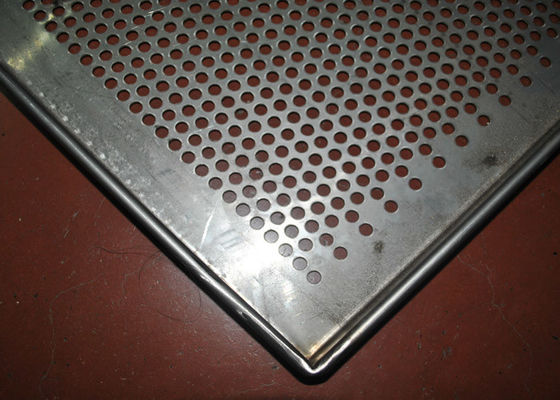 A bandeja de aço inoxidável perfurada da rede de arame desidratou o diâmetro do quadro de 5-10mm