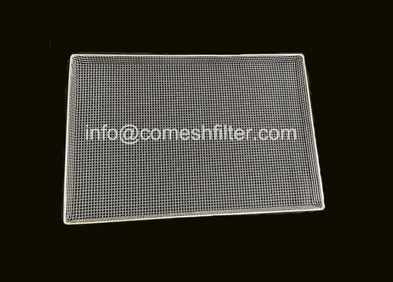 Bom preço. 10kg personalizou as bandejas de cozimento de aço inoxidável profissionais do retângulo tecidas on-line