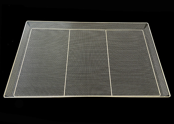 Bom preço. Caixas de malha de arame de 400 x 600 mm de aço inoxidável apertadas para secagem de alimentos on-line