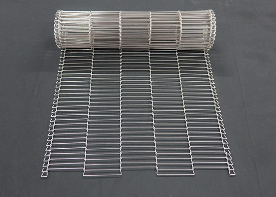 Bom preço. 1 mm Food Chocolate Enrober Wire Mesh Conveyor Belt Aço inoxidável Flat Flex on-line