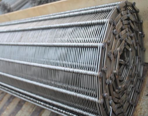 Correia espiral apertada do anel do fio da relação do olho dos SS com corrente, roda dentada conduzida