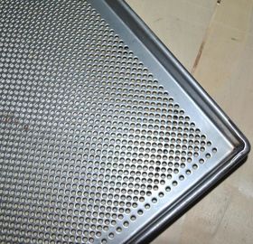 Bom preço. Bandeja perfurada para o forno, bandeja de aço inoxidável do serviço do cozimento do metal do alimento on-line