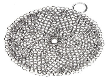 Bom preço. Purificador redondo da cozinha 316l Chainmail para o Cookware do ferro fundido sem a oxidação on-line