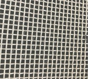 Bom preço. Correia da malha do Weave liso do poliéster do branco 3X3mm, tratamento de derretimento da borda on-line