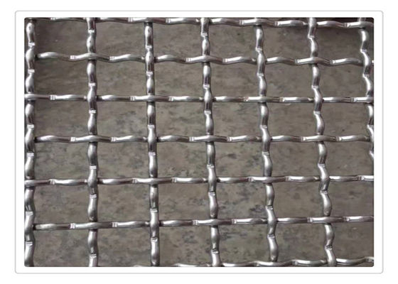 Rede de arame de aço inoxidável resistente de alta temperatura com rede de arame frisada