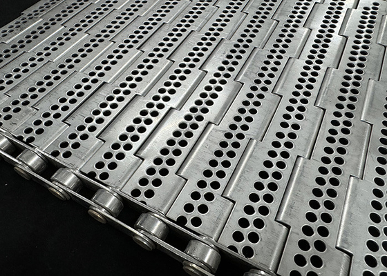 Bom preço. Cinturão transportador de chapa de ligação de chapa de aço inoxidável resistente ao calor para material a granel on-line