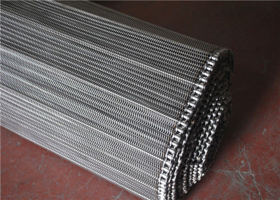 Correia transportadora da rede de arame espiral de aço de SS/Stainless com produto comestível