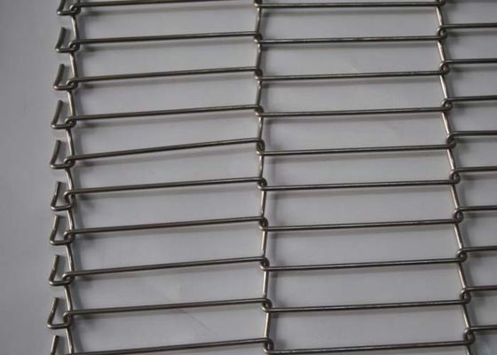 Correia transportadora de Mersh do fio equilibrado de aço inoxidável com resistência térmica