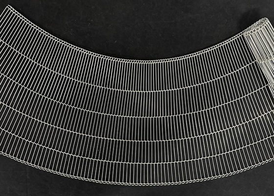Faixa transportadora de arame plano resistente à corrosão de 2 mm a 10 mm