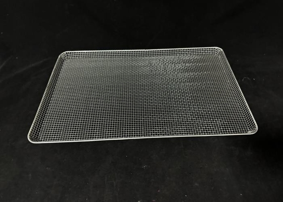 Bom preço. bandeja de secagem de aço inoxidável personalizada bandeja de malha de fio tecido bandeja de desidratador de alimentos bandeja para secar on-line