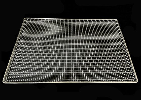 Bom preço. Grade de alimentos 18x26 polegadas de aço inoxidável 316 Metal Soldado Perforado Trays de Seca para Erva on-line