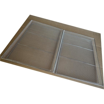 Bom preço. Customizado SS 304 316 Grade de alimentos aço inoxidável Metal tecido bandeja de malha de secagem de alimentos ervas vegetais plantas de frutas bandeja desidratador on-line