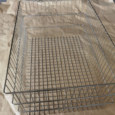 Cesto de malha de aço inoxidável de alta qualidade de 64x45x30 cm para pão