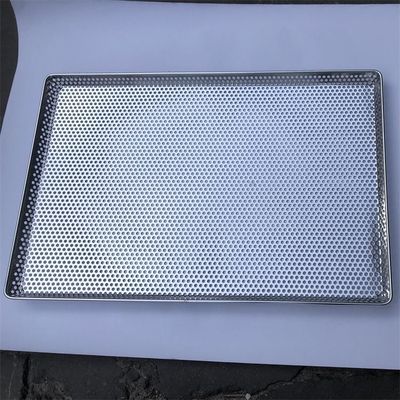Caixas de desidratador de metal perfuradas de aço inoxidável durável Caixas de cozimento de metal perfuradas