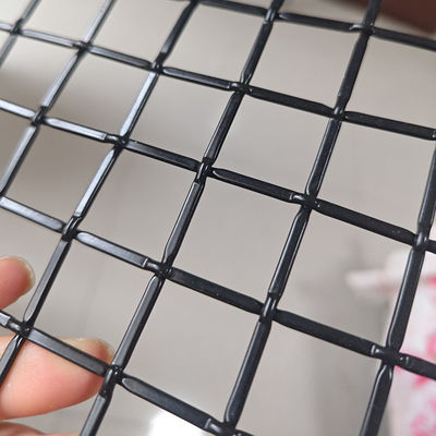 Grelha Decorativa Tecido Rede de Arame Inoxidável Matte Preto Metal Para Decoração