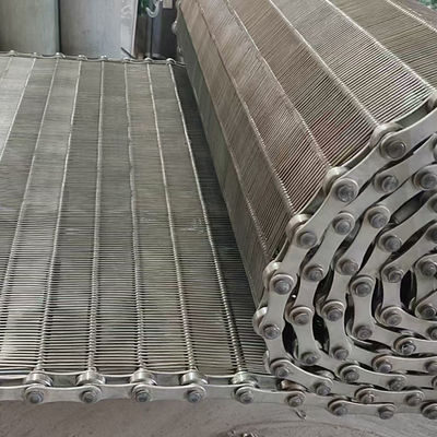 Bom preço. Correia transportadora de malha de arame de aço inoxidável de qualidade alimentar para forno túnel on-line