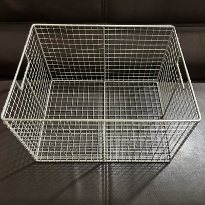 Bom preço. Cesta de armazenamento de metal de arame especial personalizado aço inoxidável 304 bandeja de armazenamento cesta de malha de metal por atacado on-line