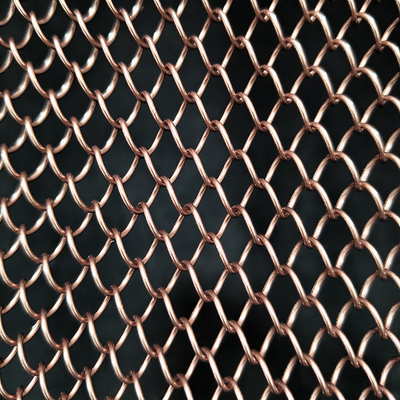 Bom preço.  Metal Mesh Curtain Bronze finish Hanging Wire Mesh Room Dividers For Ceiling on-line