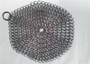 Bom preço. Purificador de aço inoxidável de um Chainmail de 7 polegadas para a limpeza do Cookware, forma redonda on-line