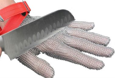 Bom preço. As luvas de aço inoxidável da segurança da malha de Safty da proteção de XXS-XXL 304L para a elevação do carniceiro cortaram a resistência on-line