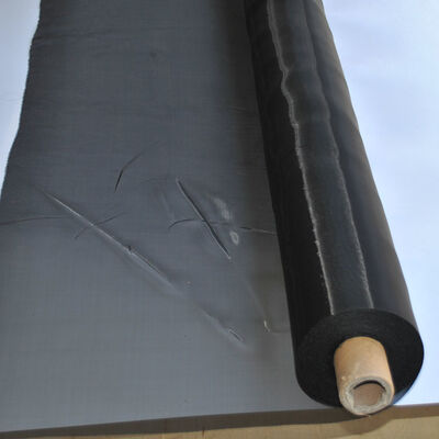 Bom preço. Tela de poliéster preta à prova d'água de 65 mícrons com largura e comprimento personalizados on-line
