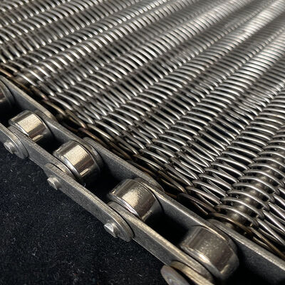 Bom preço. Cinta Transportadora de Malha de Arame Espiral de Aço Inoxidável e Carbono para Forno de Resfriamento, Forno de Prensagem de Tortilha e Processamento de Alimentos on-line