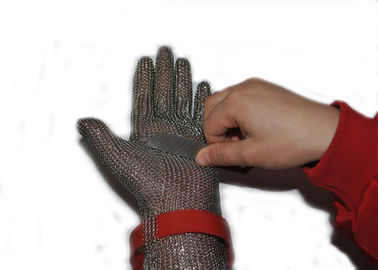 Bom preço. Nylon das luvas e correia de aço inoxidável protetores do metal para o carniceiro on-line