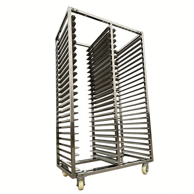 Multicamada 304 aço inoxidável pente plegavel de forno rotativo prateleira de malha de arame Wire Rack carrinho de panificação para refrigeração de cozimento