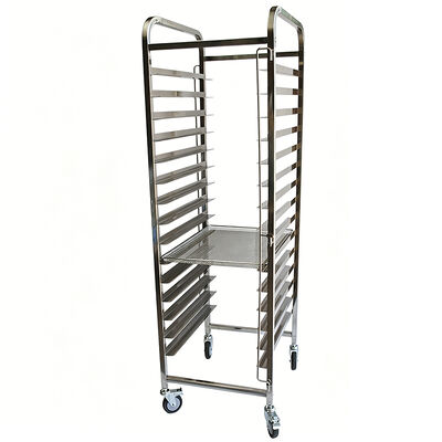 Bom preço. cozinha comercial Sus 304 316 aço inoxidável alumínio 600 x 400 forno rotativo meio pão de padaria carro de rack de arrefecimento meio carrinho de padaria on-line