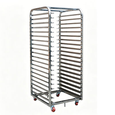 Equipamento comercial de panificação de aço inoxidável panela de refrigeração rack de meio carrinho secagem de panificação padaria