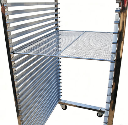 Bom preço. Altamente ajustável econômico Metal pesado aço inoxidável 20 bandeja de panela Forno de panificação Refrigerador rack de padaria comercial on-line
