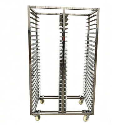 Bom preço. Carrinho de cozinha comercial personalizado, 30, 32 camadas, aço inoxidável, sus 304, sus 316, bolo, pão, meia industrial, padaria, carrinho de resfriamento, bandeja, carrinho on-line