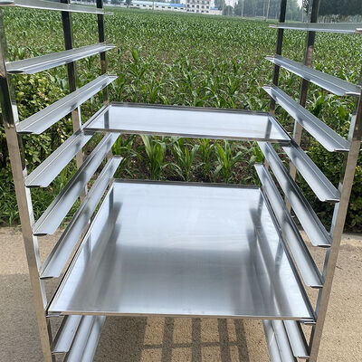 Bom preço. Cozinha comercial que seca o pão de cozimento 600 x 400 padarias Rack Tray Trolley For Rotary Oven on-line