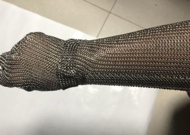 Bom preço. luvas de aço inoxidável prolongadas da malha do correio Chain do punho de 19cm para a matança on-line