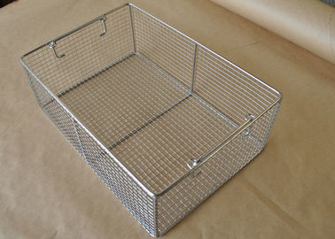 Bom preço. cestas de aço inoxidável da desinfecção da cesta da esterilização de 45*25*7cm para o escalpelo on-line