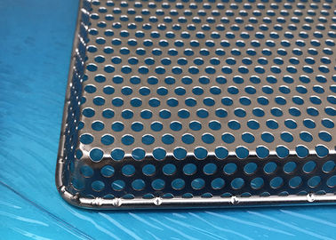 Bom preço. Bandejas perfuradas de aço inoxidável do metal da certificação de FDA com tamanho personalizado on-line